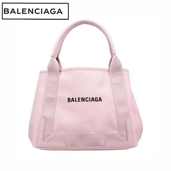 ☆バレンシアガ トートバッグ コピー CABAS Sサイズ☆CALF&COTTON☆339933 NATUREL/ROSE