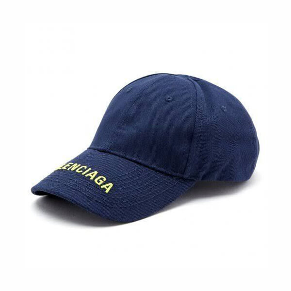 バレンシアガ キャップ コピー バレンシアガ CAP バレンシアガ LOGO 541400 410B2 4175 NAVY/YELLOW