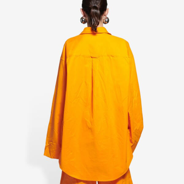 バレンシアガ シャツ 偽物◆OVERSIZE ボタンダウンシャツ 658806TKP077541