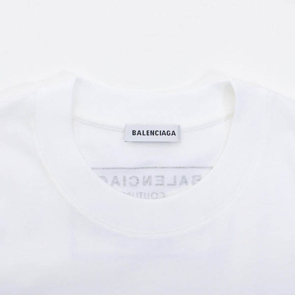 ​バレンシアガ Tシャツ コピー 激安 ロゴ 半袖 レディース 496052