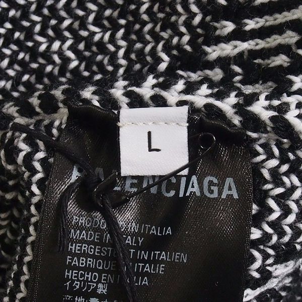 バレンシアガ セーター 偽物 オーバーサイズニット:L[RESALE]