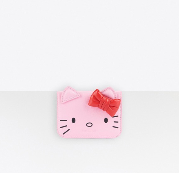バレンシアガ 財布 コピー バレンシアガ キティ 財布×HELLO KITTY 2023春夏限定コレクション ハローキティモチーフ ミニウォレット【限定品】6190171CBQ35616