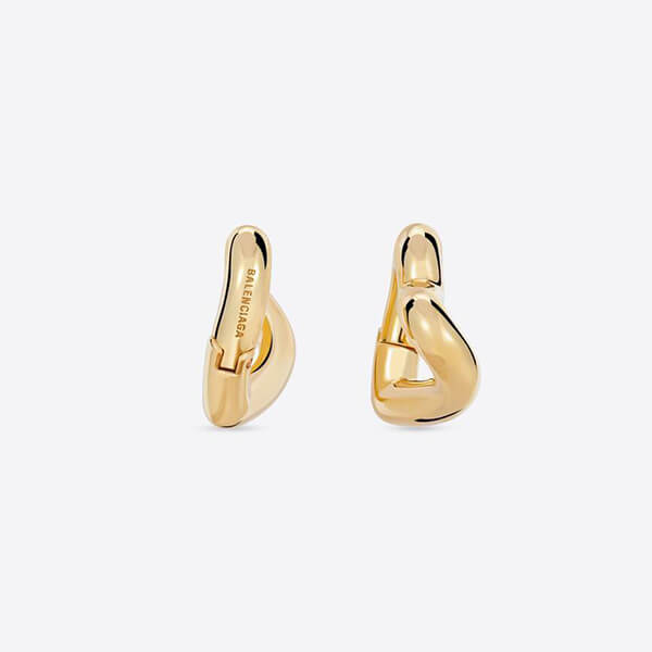 【バレンシアガ ピアス コピー】LOOP HEART ピアス IN ゴールド ハート 657157TZ16G0027
