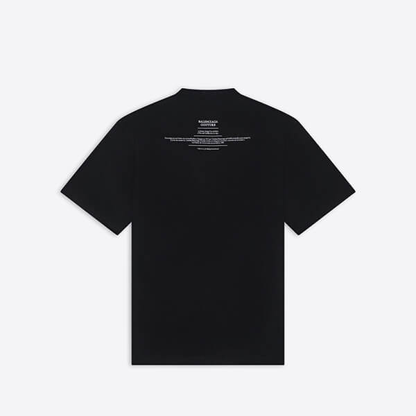 バレンシアガ Tシャツ パロディ メンズクチュールボクシーTシャツ 651795TJV901070
