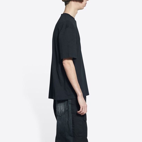 バレンシアガ Tシャツ 激安Citiesロゴ シリアルナンバー入り 半袖 612966TLVG51070
