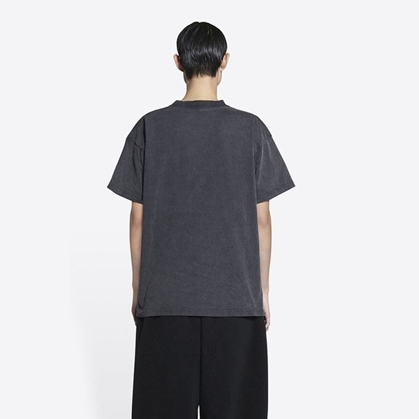 【セレブ多数愛用】◆バレンシアガ COLLEGE 1917 コットン Tシャツ 偽物 2色 612965TMV98616