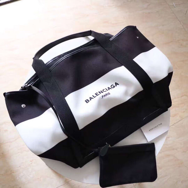 バレンシアガ バッグトート スーパーコピー Navy Cabas M キャンバストート 2021新作