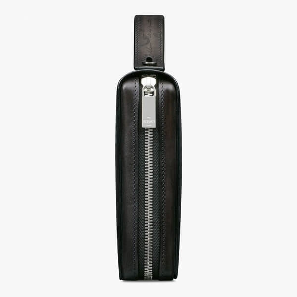 ベルルッティ コピー 長財布 Itauba スクリットレザー ハンドル付 ジップ 長財布