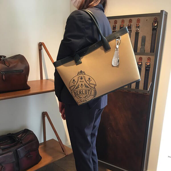 ★ベルルッティ コピー トートバッグ★2021SS★FOREVER LODGE キャンバス トートバッグ