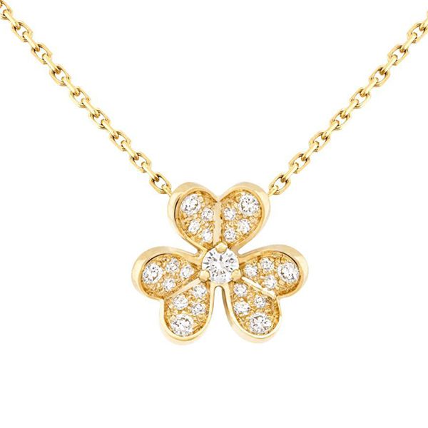 フリヴォル ネックレス コピー ヴァンクリーフ 偽物 Van Cleef & Arpels☆Frivole ミニ☆イエローゴールド 大人気！注目度抜群！