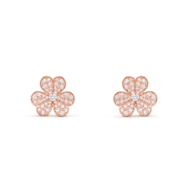 フリヴォル ピアス コピー ヴァンクリーフ 偽物【Van Cleef&Arpels】Frivole スモールモデル ダイヤ 世界中で大人気！