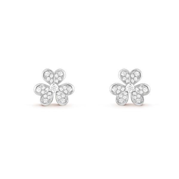 フリヴォル ピアス コピー【大人気】ヴァンクリーフ 偽物 Van Cleef & Arpels Frivole ダイヤピアス VCARP3W100 新作入手困難