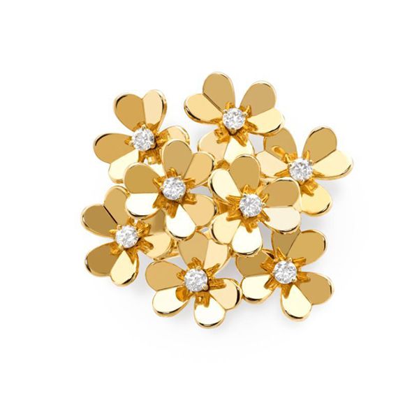 フリヴォル リング コピー ヴァンクリーフ 激安 Van Cleef & Arpels 8フラワー Frivole VCARB67700 新作入手困難