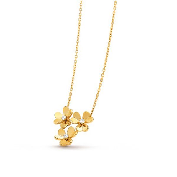 フリヴォル ペンダント コピー ヴァンクリーフ 激安 VanCleef&Arpels Frivole 3フラワー VCARP2DU00 ギフトに  送礼