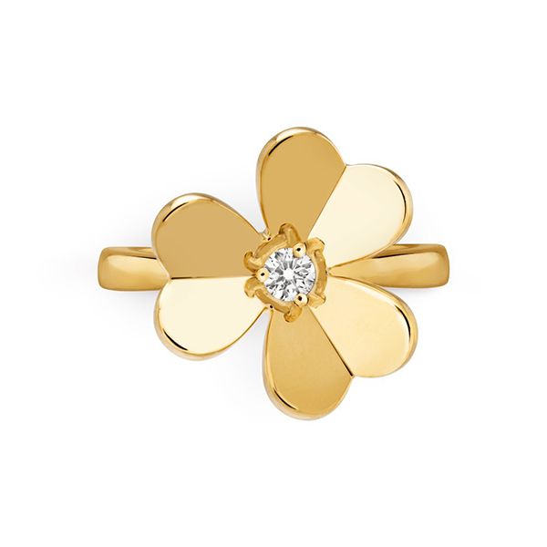 フリヴォル 偽物 リング Van Cleef & Arpels＊ヴァンクリーフ コピー Frivole 1フラワー スモール VCARP2DS00【売上額TOP10】
