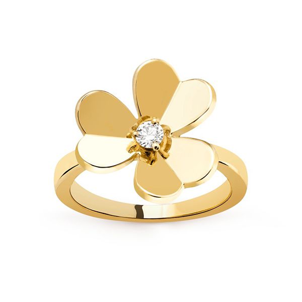 フリヴォル 偽物 リング Van Cleef & Arpels＊ヴァンクリーフ コピー Frivole 1フラワー スモール VCARP2DS00【売上額TOP10】