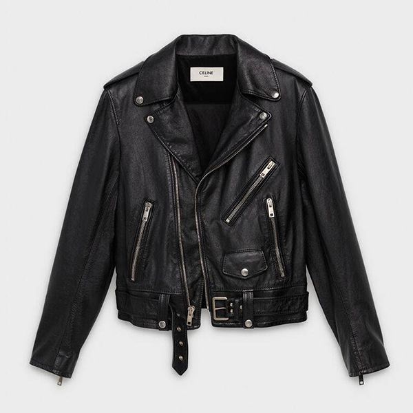 最新で絶対欲しい(セリーヌ 偽物)*20AW*SENSE掲載*クラシックバイカージャケット