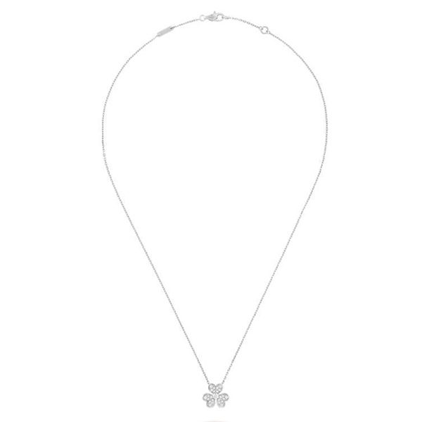 フリヴォル ネックレス コピー ヴァンクリーフ 偽物 Van Cleef & Arpels☆Frivoleネックレス ミニモデル☆Wゴールド 世界中で大人気！
