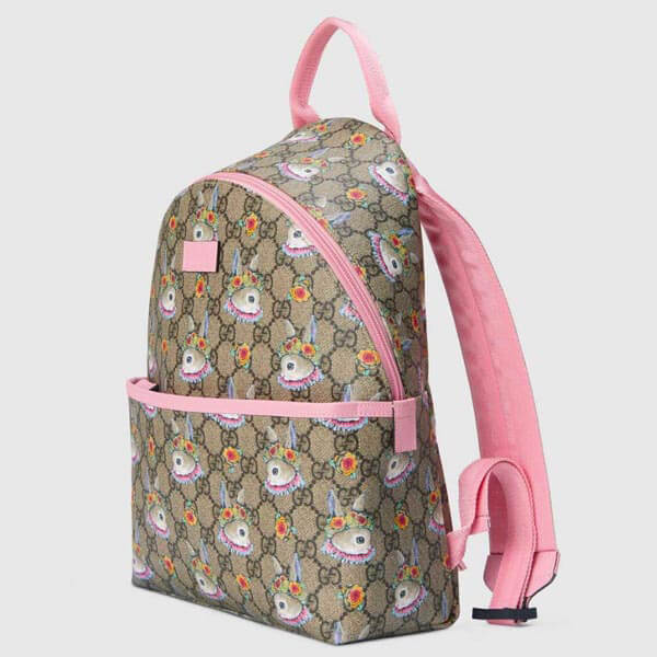 グッチ バックパック コピー 人気コラボ◆グッチ×ヒグチユウコ◆プリント バックパック◆2種 271327 22AAN 8387