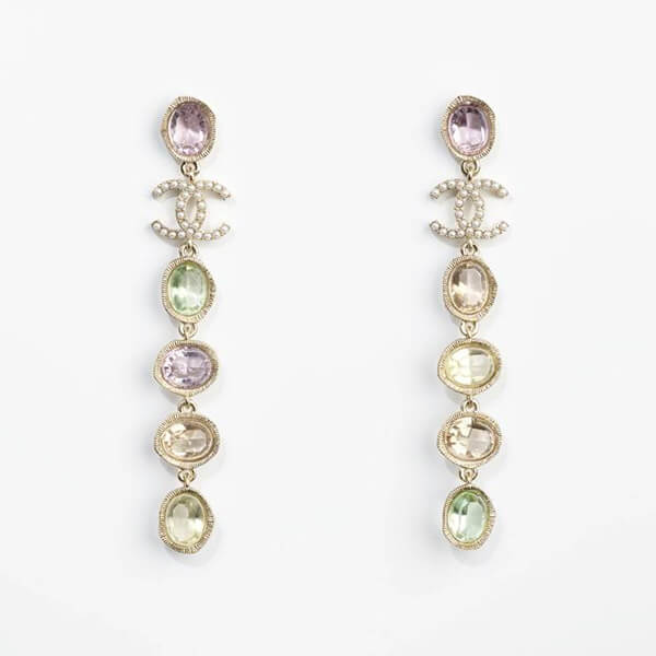 シャネル ピアス 偽物 パール&ストラス マルチカラー AB6826B06491NE819