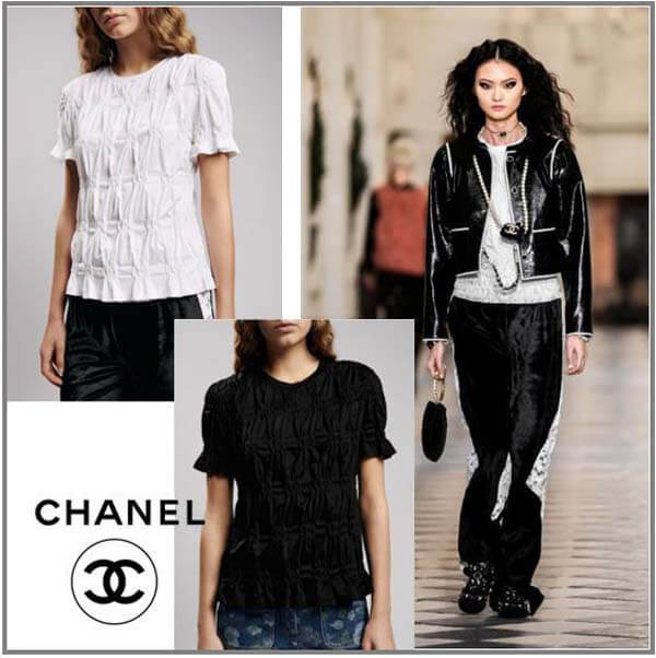 シャネル Tシャツ 偽物◇21 Metiers d\'art◇Ｔシャツ 2色 P71037 K10173 AW005  