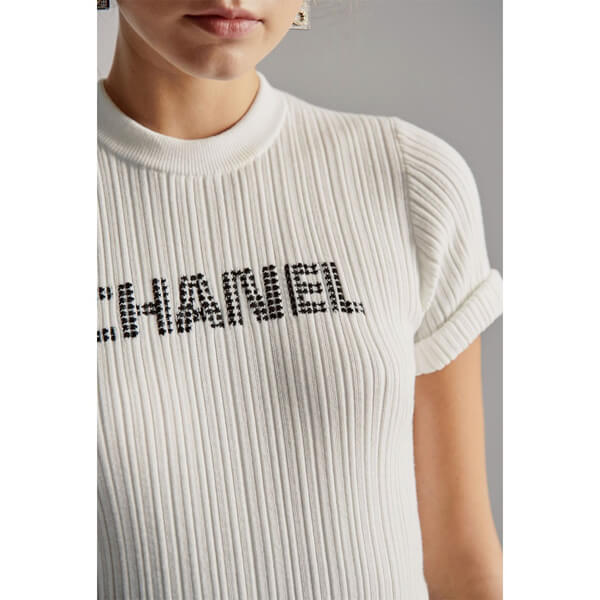 シャネル Tシャツ コピー 21SS新作気取りのない シャネル コットン トップス エクリュ P70827 K10079 NA926