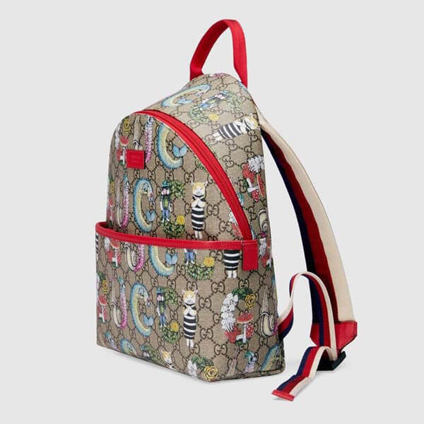 ★グッチ バックパック 偽物 グッチ×ヒグチヨウコ コラボ商品★バックパック レトロ 271327 HYCAN 8694