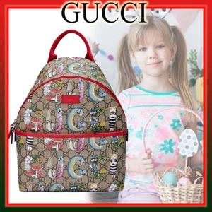 ★グッチ バックパック 偽物 グッチ×ヒグチヨウコ コラボ商品★バックパック レトロ 271327 HYCAN 8694