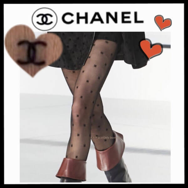 シャネル パロディ タイツ《限定で超希少早い者勝ち》2020秋冬新作 シャネル HOSIERY CCタイツ