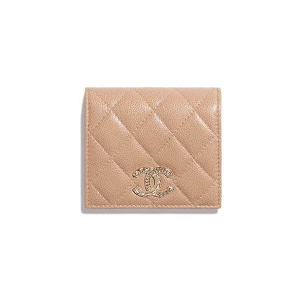 シャネル スモール ウォレット 折り畳み財布 偽物 AP3055 B09324 NK295