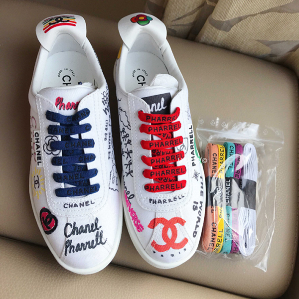 新作超限定 シャネル×ファレル スニーカー コピー Pharrell★激レア