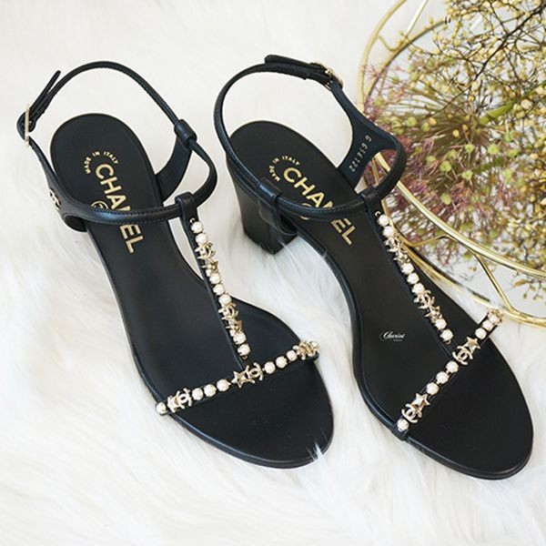 関税込みシャネル サンダル スーパーコピー SANDAL BLACK G36122​
