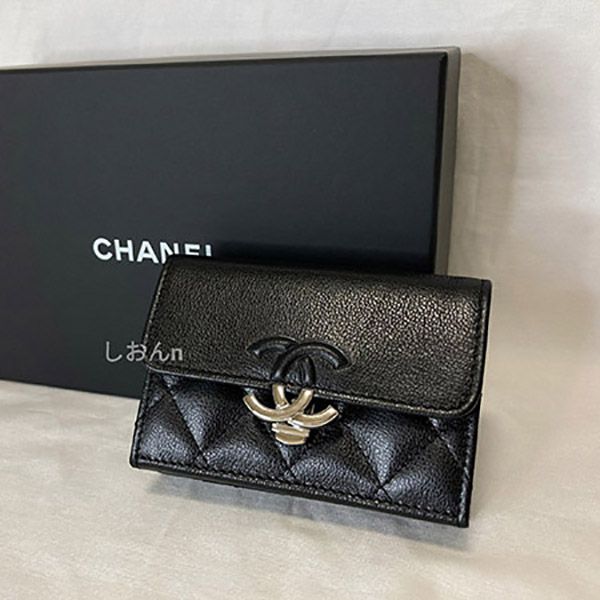 シャネル 22春夏プレ ミニウォレット 偽物 AP1175 B00035 94305