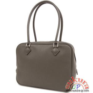 エルメス ミニプリュム エタン×シルバー金具 ヴォースイフト P刻印 QJ21-YS