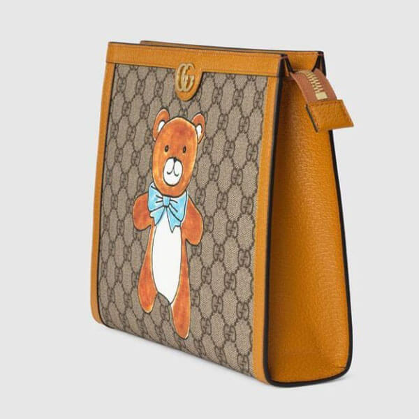 グッチ KAI クラッチ コピー グッチ カイ★EXO-KAIxグッチ 限定品 ベアプリント 男女兼用 660513 2YQAG 8695