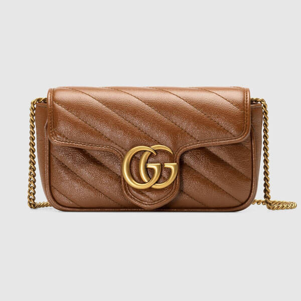 グッチ GGマーモント 偽物★21AW新作 ロンドン グッチ GG Marmont super mini bag 476433 0OLFT 2535
