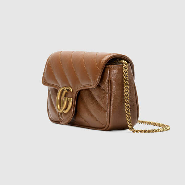 グッチ GGマーモント 偽物★21AW新作 ロンドン グッチ GG Marmont super mini bag 476433 0OLFT 2535