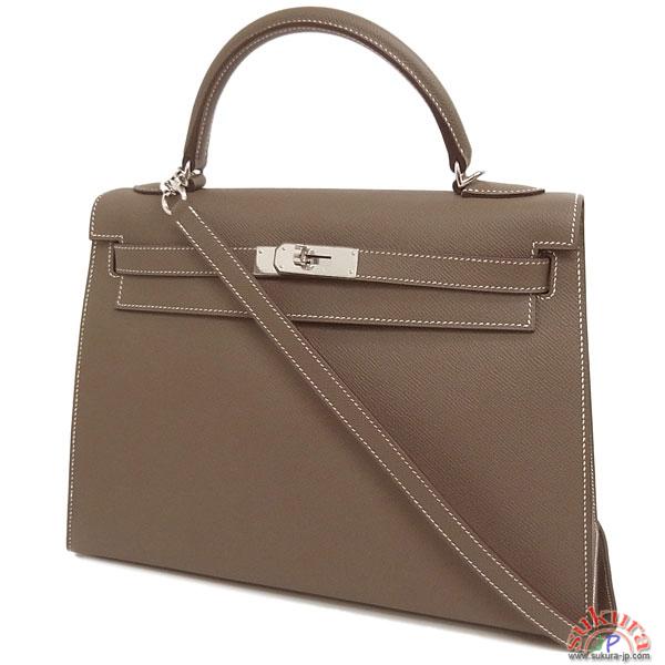 エルメス ハンドバッグ ケリー 32 cm 外縫い Q刻印 Kelly QK22-GZ