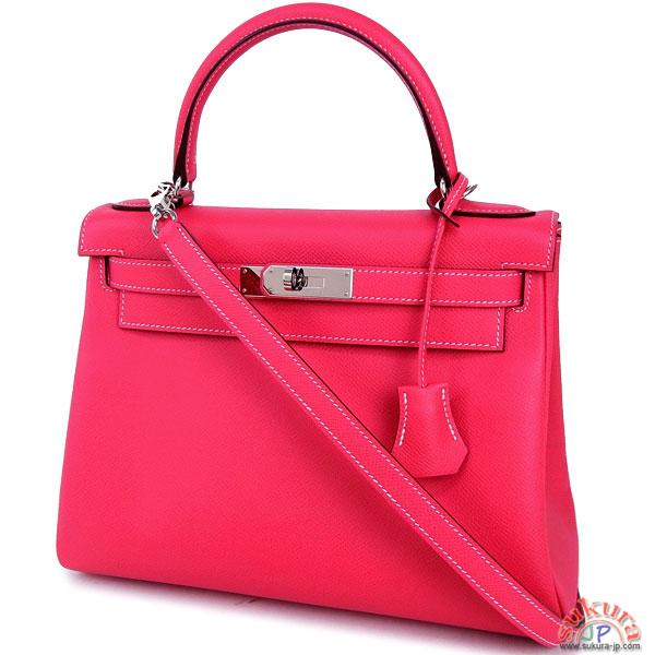 エルメス ハンドバッグ キャンディ ケリー 28cm 内縫い ヴォーエプソン Q刻印