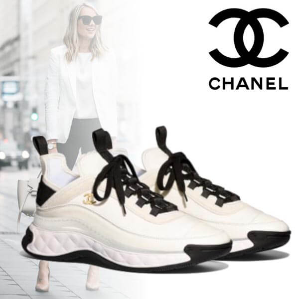 シャネル スニーカー コピー 関税負担なし2023最新CRUISE★SNEAKER White お洒落で可愛い