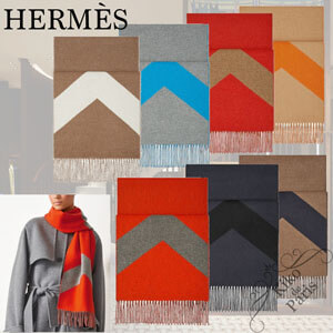 エルメス スカーフ 偽物 ギフトにも エルメス Casaque Chevron カシミヤ マフラー H259065S
