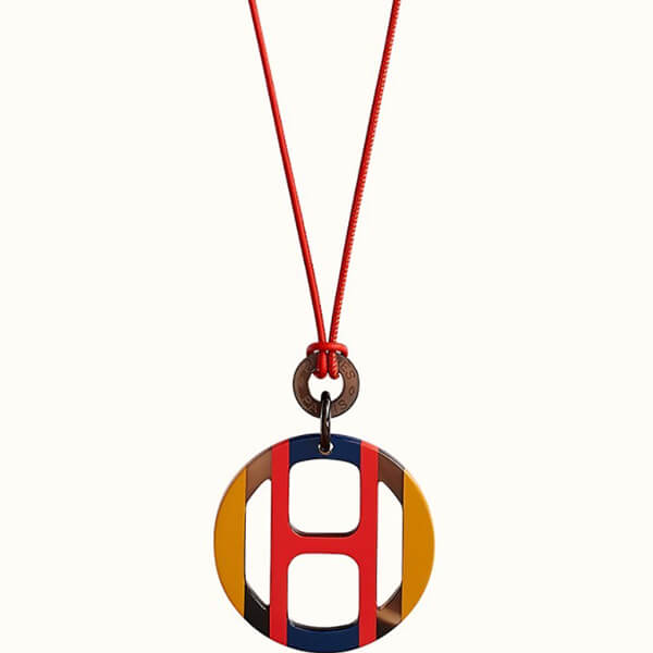 【エルメス ペンダント 偽物】日本入手困難★Anhanger H 水牛 ネックレス H057087FL05