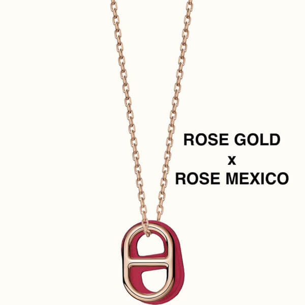 シェーヌダンクル 偽物 エルメス ネックレス コピー☆プラスにおしゃれ見え O\'Maillon pendant H079528CK89