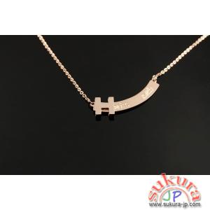 エルメス ネックレス 偽物ペンダント ローズゴールド ne117