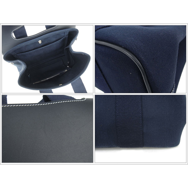 エルメス ハンドバッグ ヴァルパライソPM ネイビー×シルバー金具 バルパライソ エルメス コピー