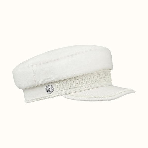【エルメス ハンチング 偽物】キャスケット Cabourg カブール Blanc H211009N 9057