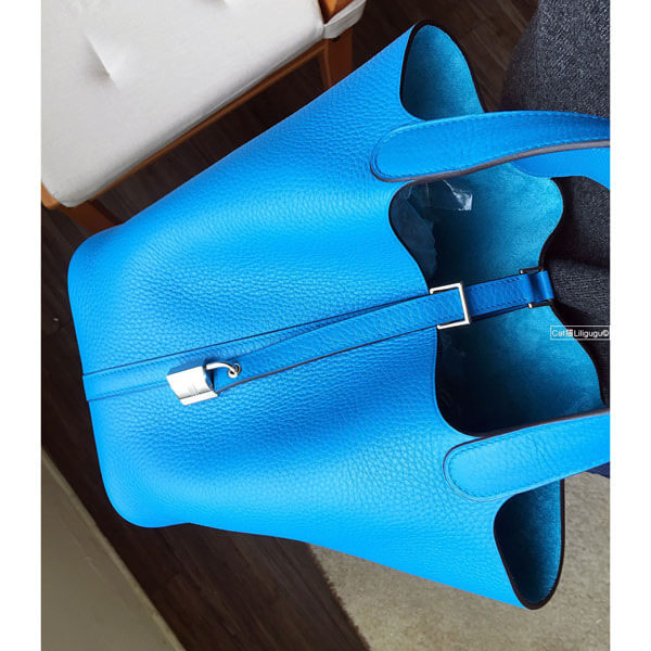 エルメス ピコタン 偽物 ロックMM22 ブルーザンジバル
