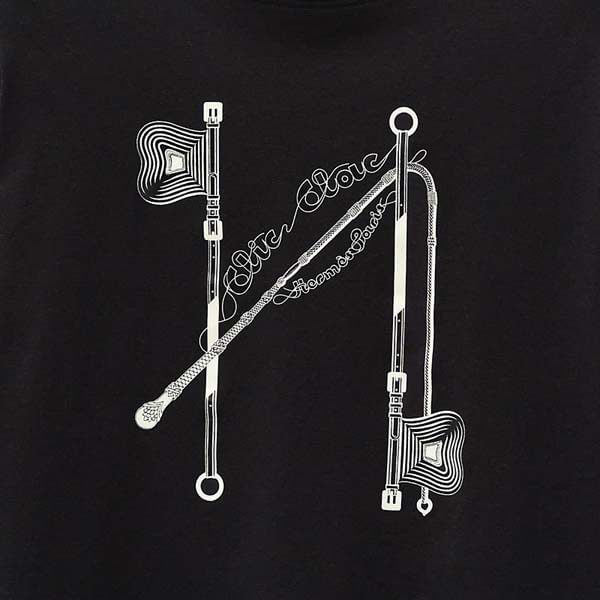 エルメス Tシャツ 偽物 2021秋冬プレ Clic Clac プリント マキシTシャツ H1H4611DO02