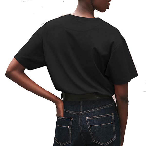 エルメス Tシャツ 偽物 2021秋冬プレ Clic Clac プリント マキシTシャツ H1H4611DO02
