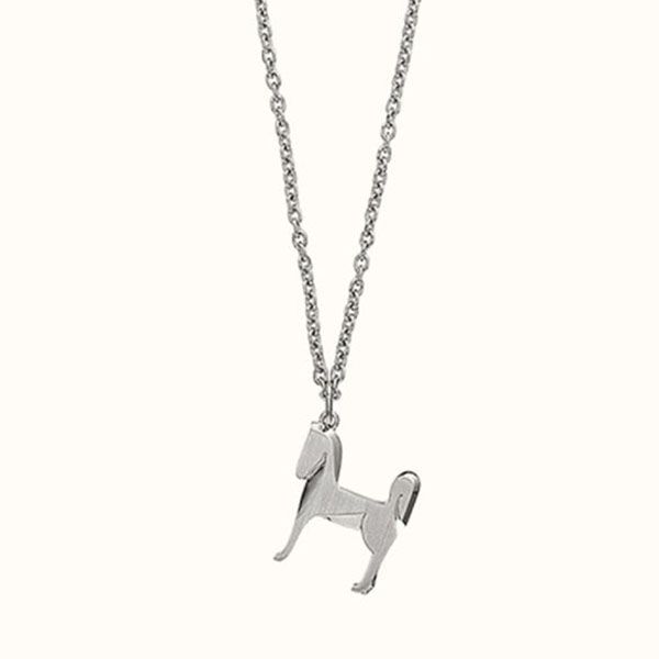 新作 エルメス Panache パナッシュ ネックレス コピー 馬 H H077298FB00